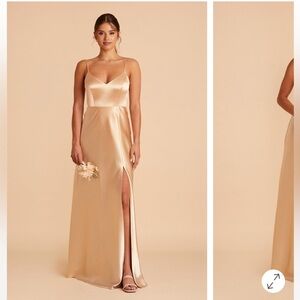 Birdy Grey Jay Satin Dress Gold Dress